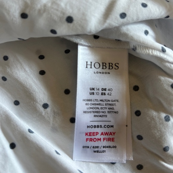 Hobbs London Polka Dot Blouse - Picture 8 of 8